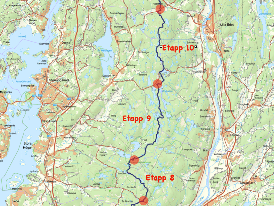 Bohusleden genom Stenungsund