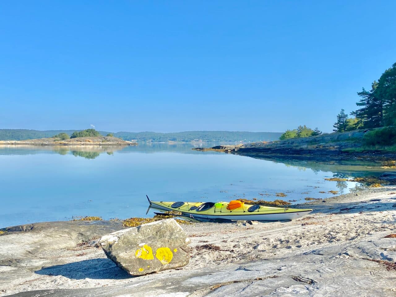 Uppdragen kajak på Farholmarna
