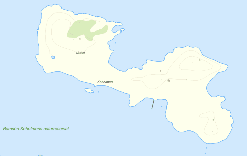 Karta över Keholmen