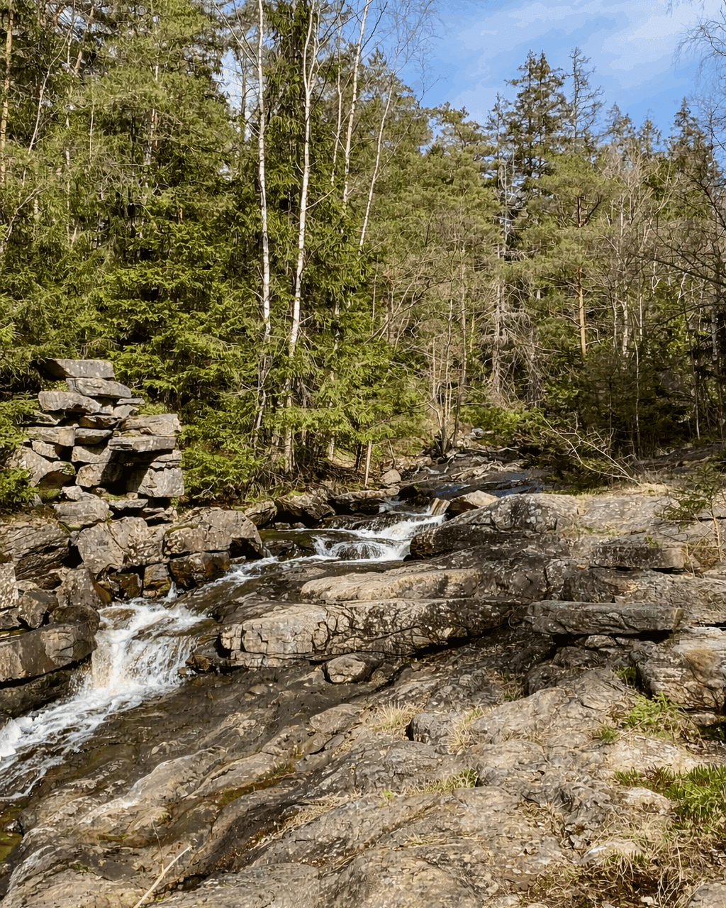 Anviksfallet vid Bottenstugan