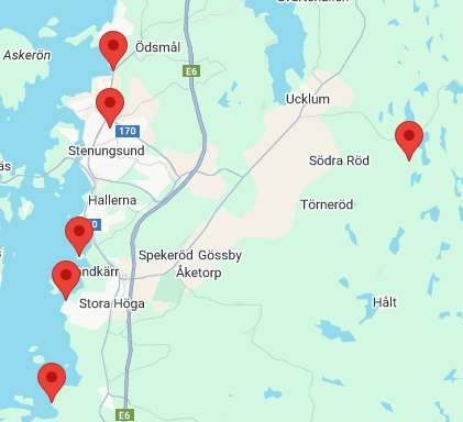 Fågellokaler i Stenungsund