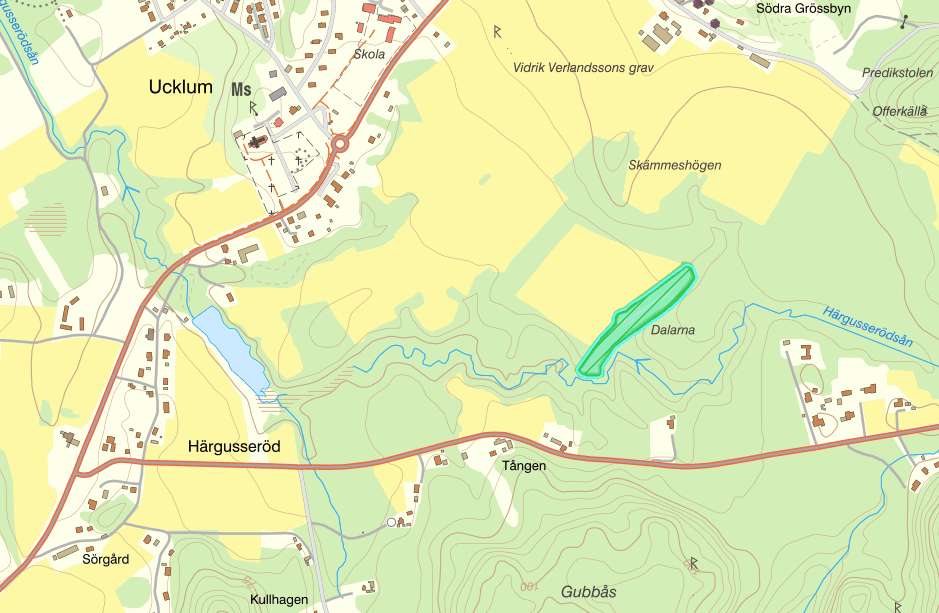 Karta Grössby södra