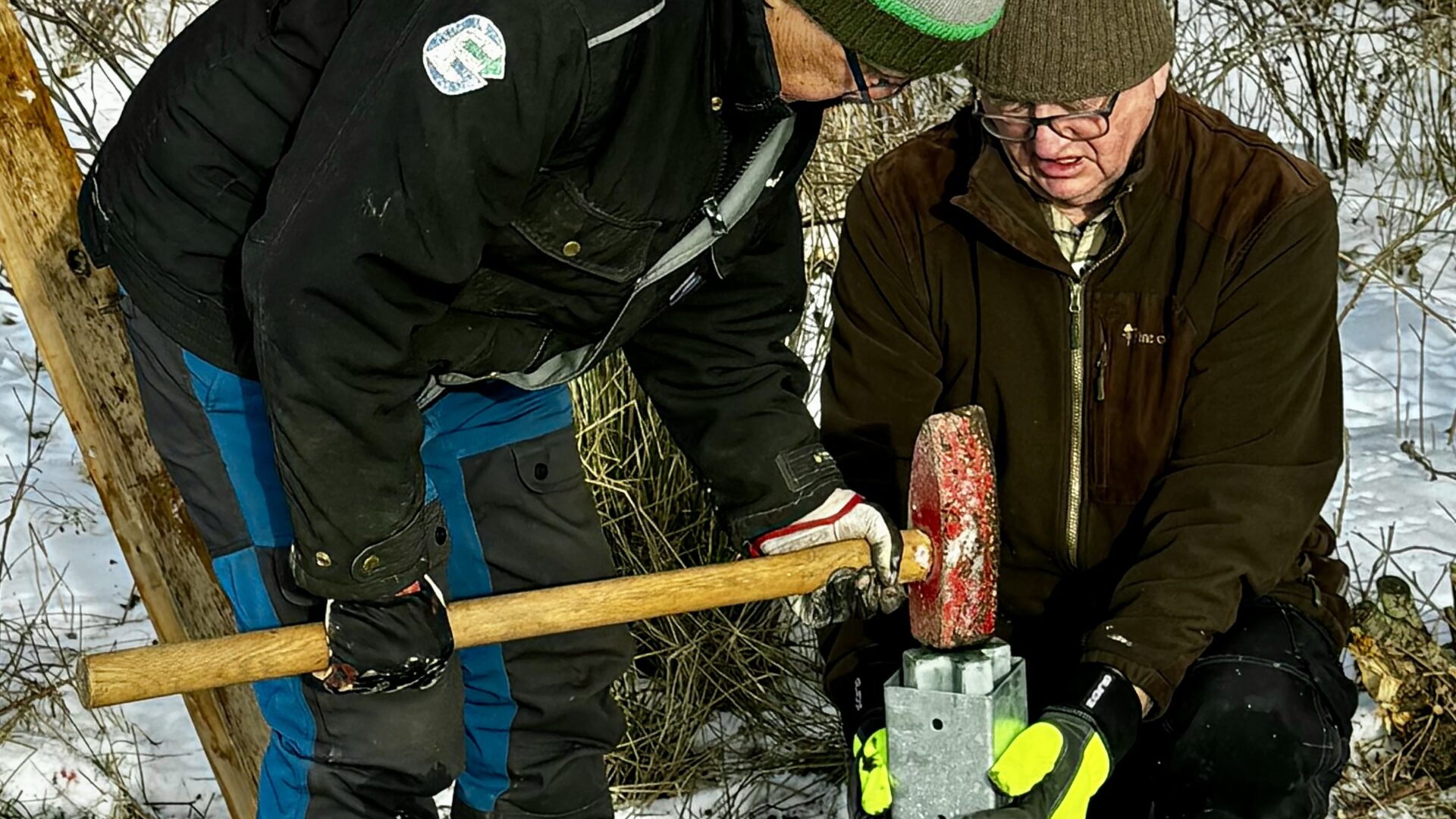 Placering av jordspett