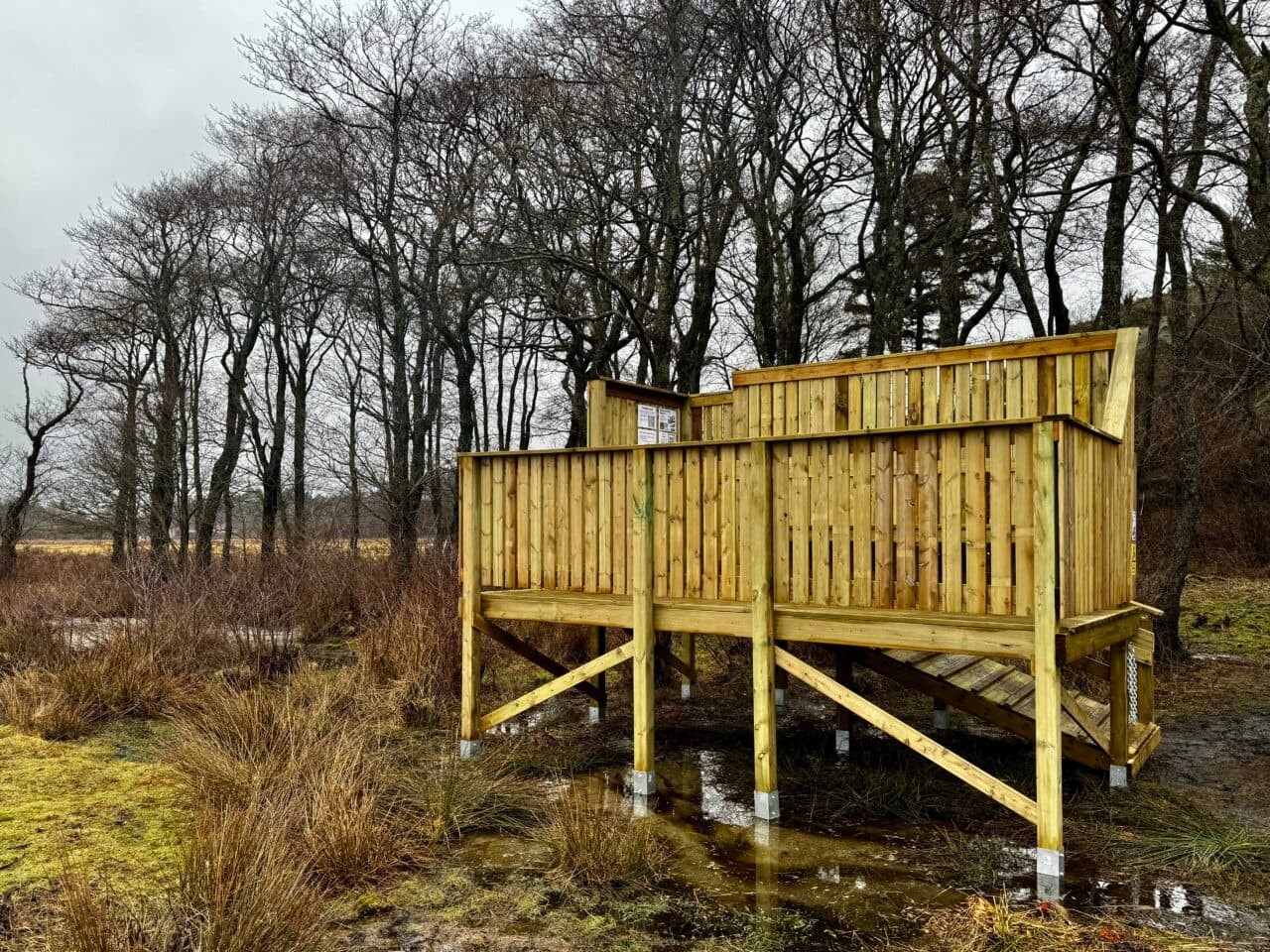 Fågeltornet vid Jordhammarsviken