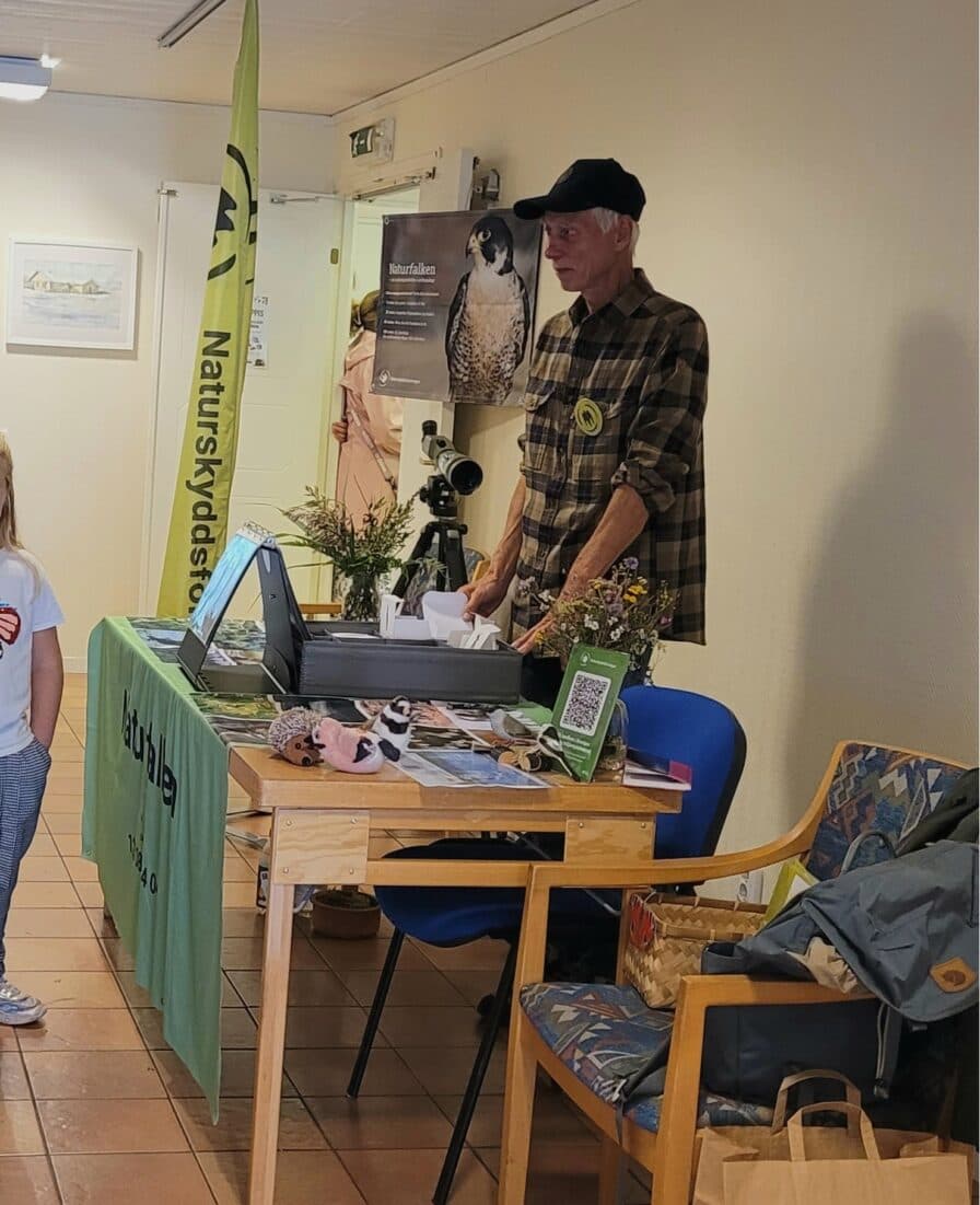 Vår monter på familjedagen i Spekeröd
